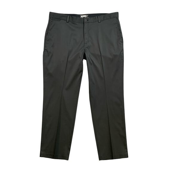 Nike Golf Pants Mens 38 Black Tour Performance Dri Fit Straight Pockets Trouser - Picture 1 of 14